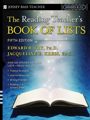 cover image of The Reading Teacher's Book of Lists